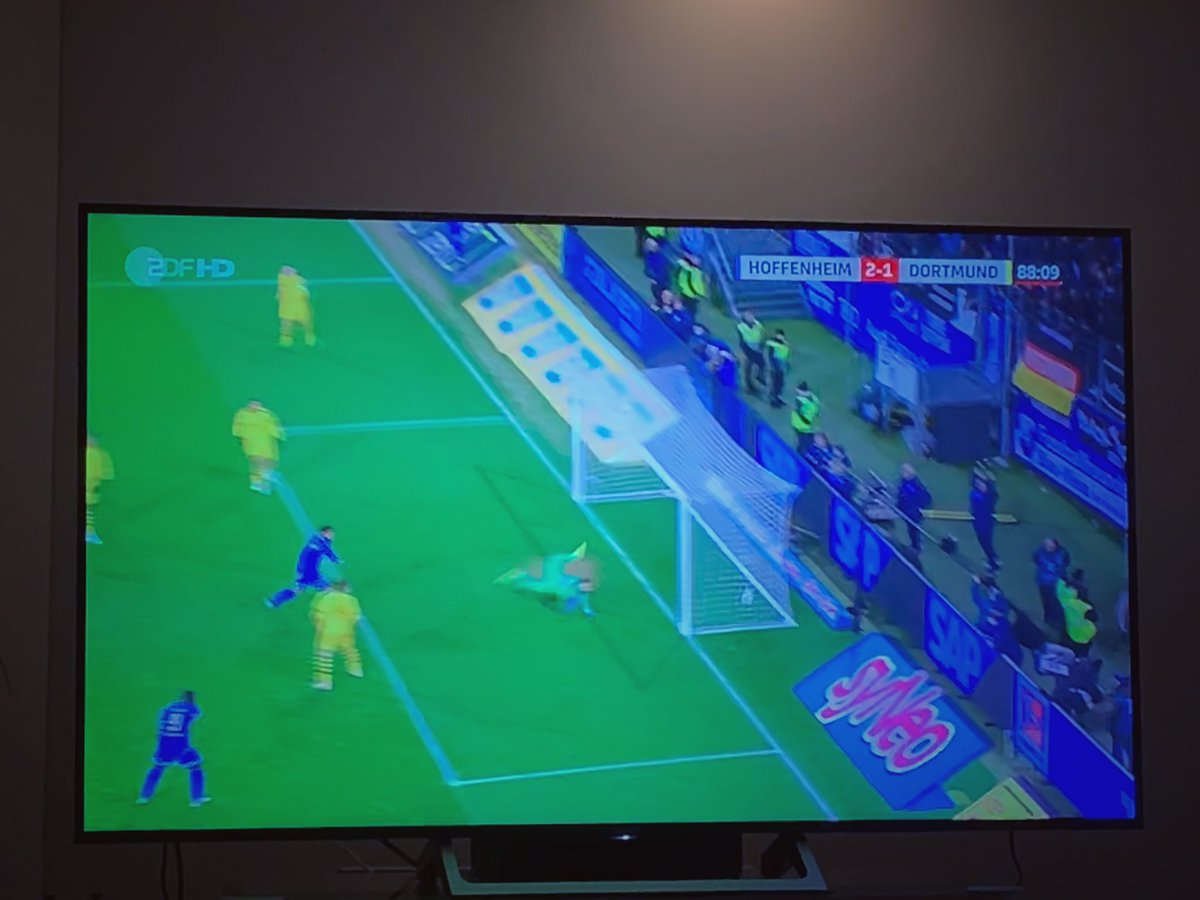 GeierPiripiri's tweet photo. #hoffenheim vs #dortmund 2:1 #ooooolé #freitagsspiel https://t.co/mIQhnHRo4G