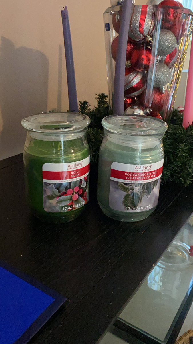 marr_angela's tweet photo. Got 2 green candles from students as Christmas presents this year @linorulli  @catholicguyshow @LT_TheBiblegeek https://t.co/MKp1vcywig