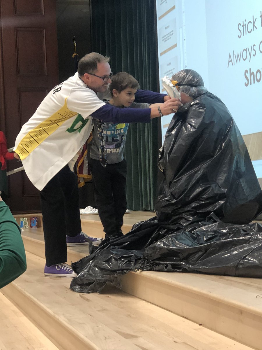 Our students were so motivated to have good attendance, especially when they got to throw a pie at their assistant principal! @TeamDundalkES @JenPilarski @Swindy1615 @_mparker3