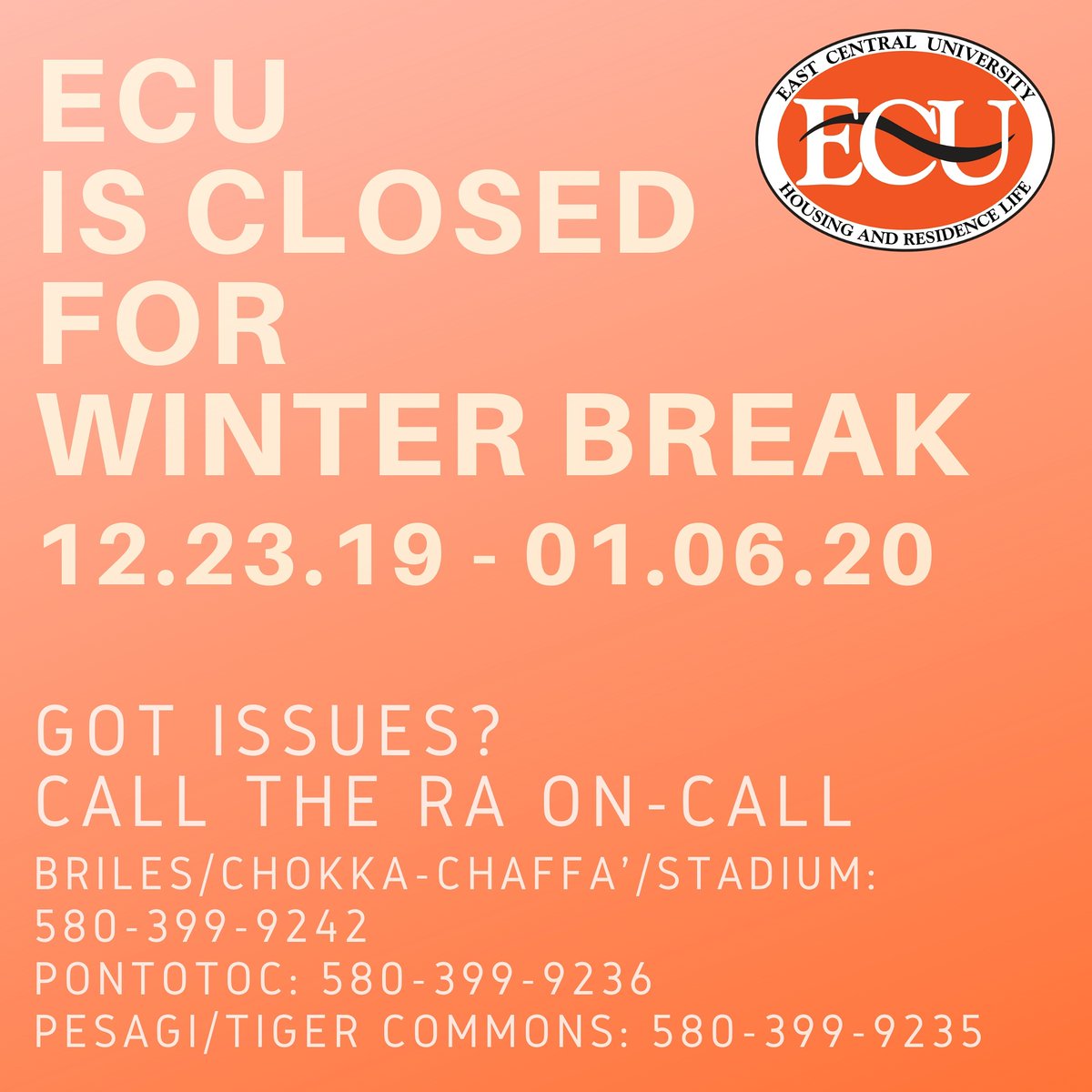 ECU Housing/Res Life tweet media
