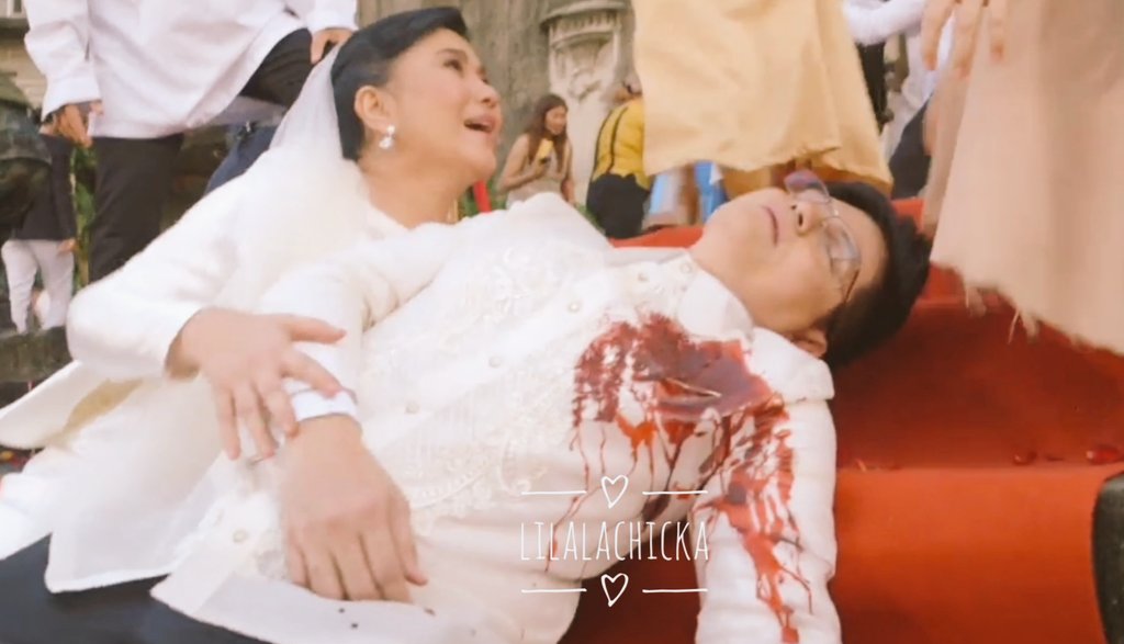 lilalachicka's tweet photo. Mag-asawa nga talaga kayo! Pati tama ng bala parehong balikat.. Haaaays sana matapos na ang paghihirap nyo πππ #AsawaKo #FPJAP4Target https://t.co/YLtfHIJZRV