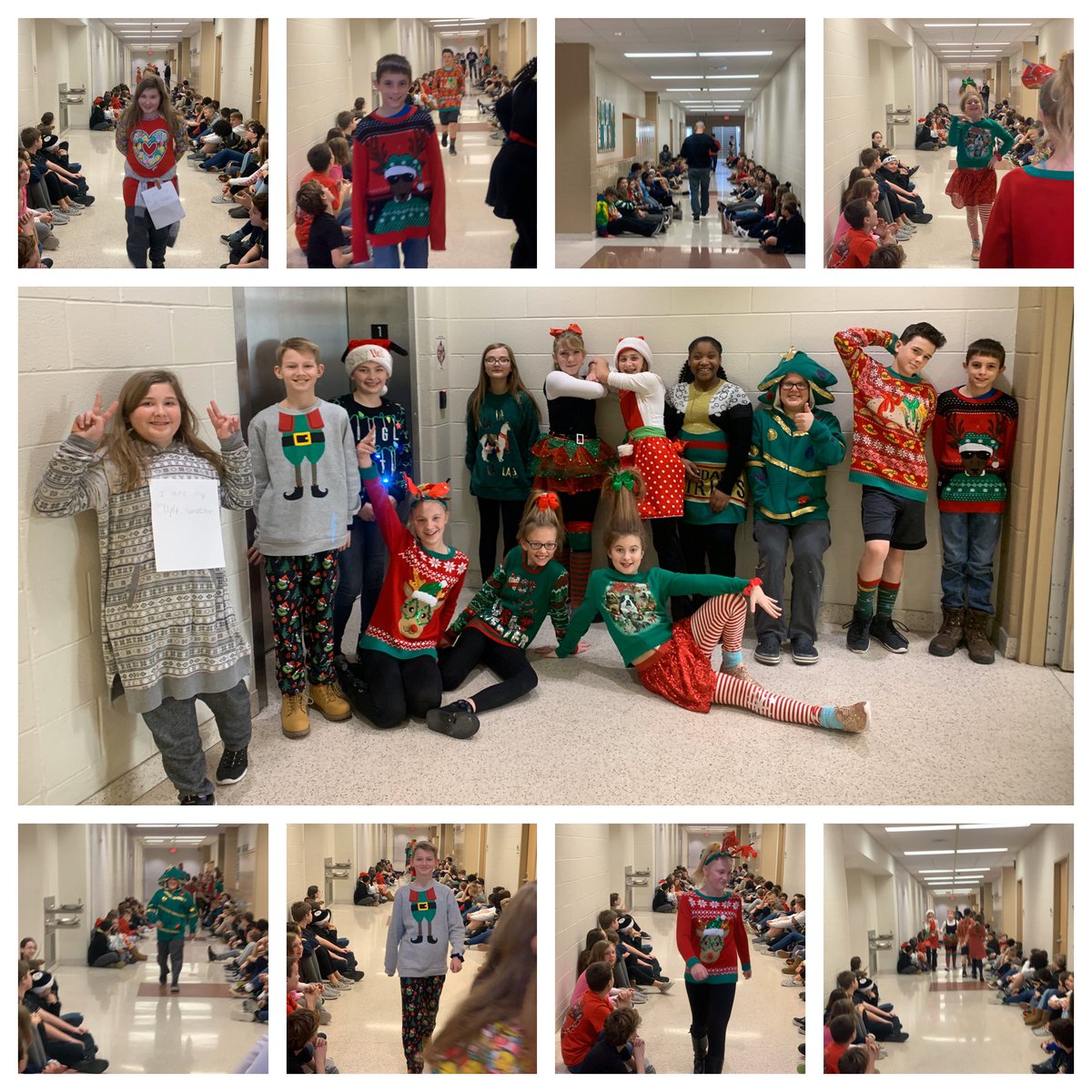 MrsSevinsky's tweet photo. @kiln1blazers Reward Day continued with an Ugly Sweater Contest! #kkidpride #kkidsinspire @NAMS1617 https://t.co/ceJiPzEs2T
