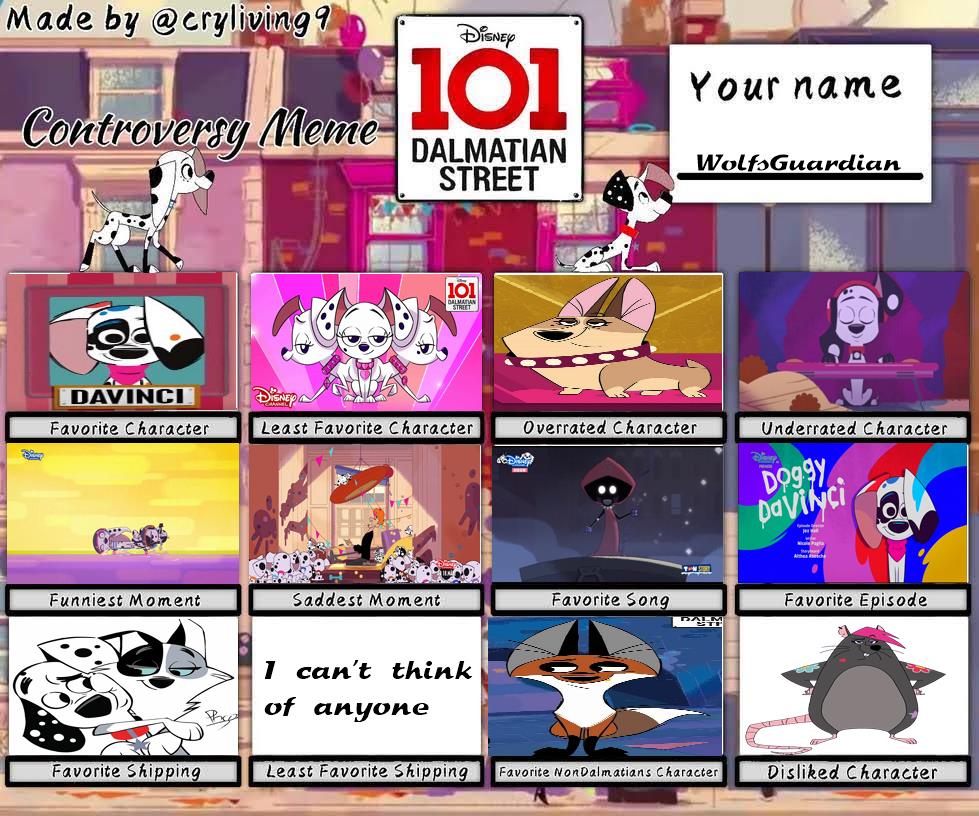 X_leonity_X's tweet photo. Here's my personal #101DalmatianStreet Controversy Meme
Original by @CryLiving
#davinci
#destiny
#dallas
#dejavu
#clarissa
#dj
#dolly
#puppy
#puppys
#dante
#summer
#fergus
#bigfee
#dashausder101dalmatiner https://t.co/0EVsPFUvKQ