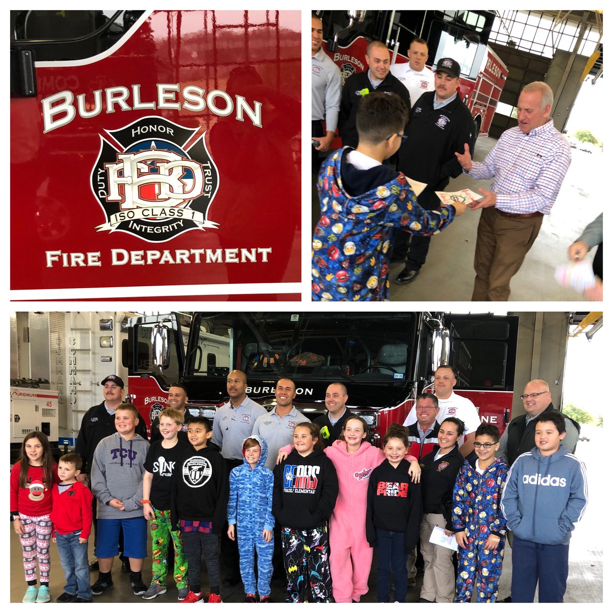 epauley804's tweet photo. Today, our Bears brought their homemade holiday treats &amp; cards to our community’s first responders! Love their passion for giving back to others &amp; their servant hearts ❤️🐻🖤 #bloomin304 https://t.co/LiJidn7jCY