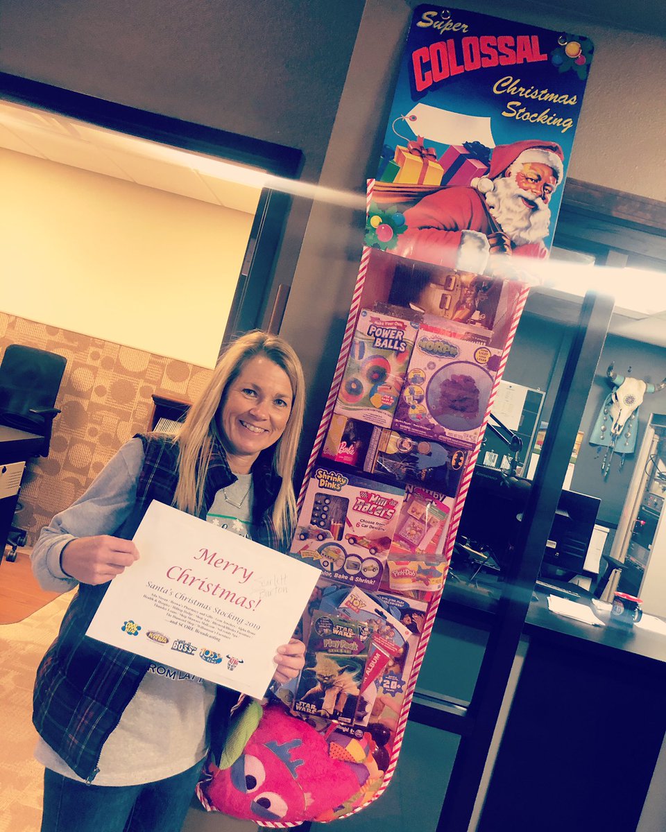 Congrats to Scarlett Barton.  The grand prize winner of Santa’s Christmas Stocking!!!