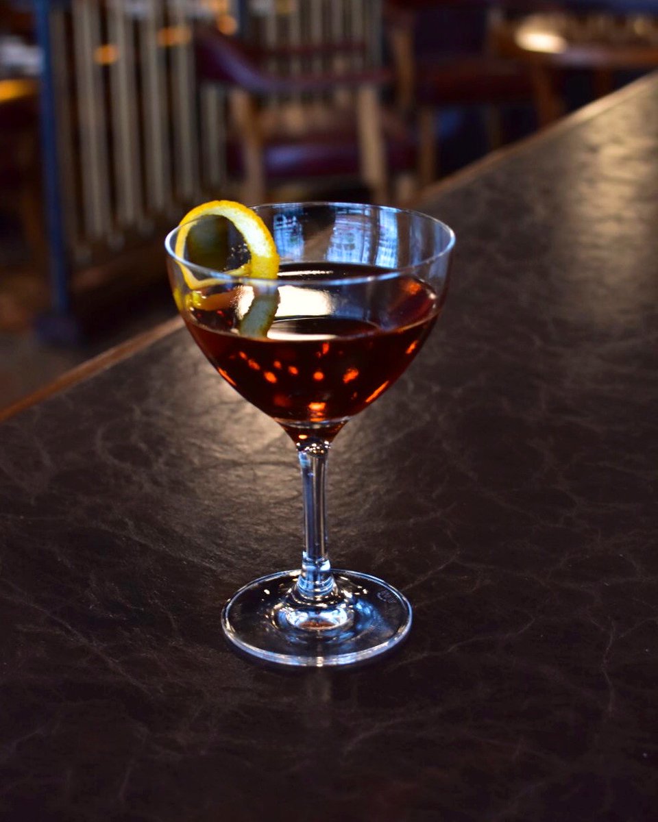 The holidays are here, finally. Get in the mood with the Irish Gentleman: #Connemarra #Irishwhiskey, #Kahlua, bitters and orange peel.