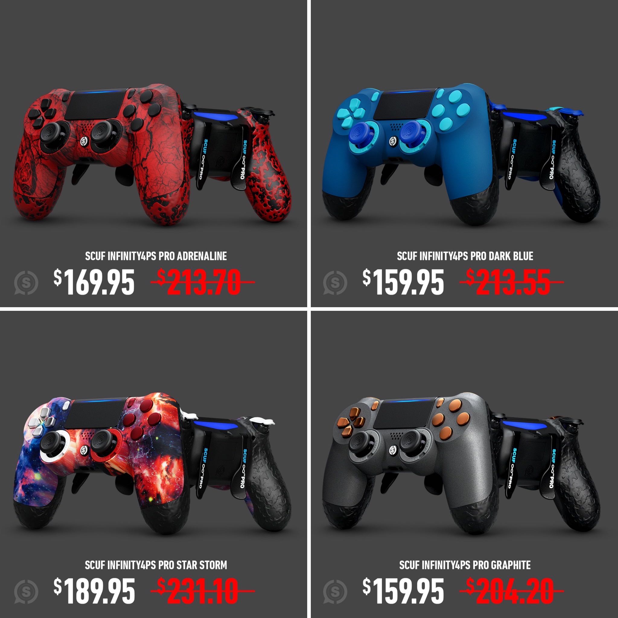 Controller PS4 Scuf Infinity4PS Pro Star Storm