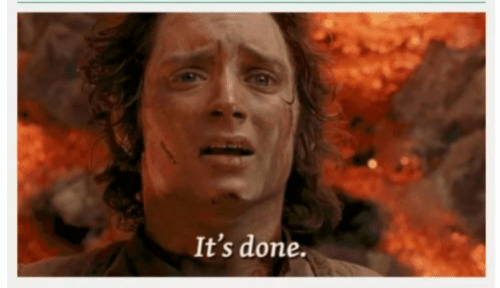 When you finally made it through this week: