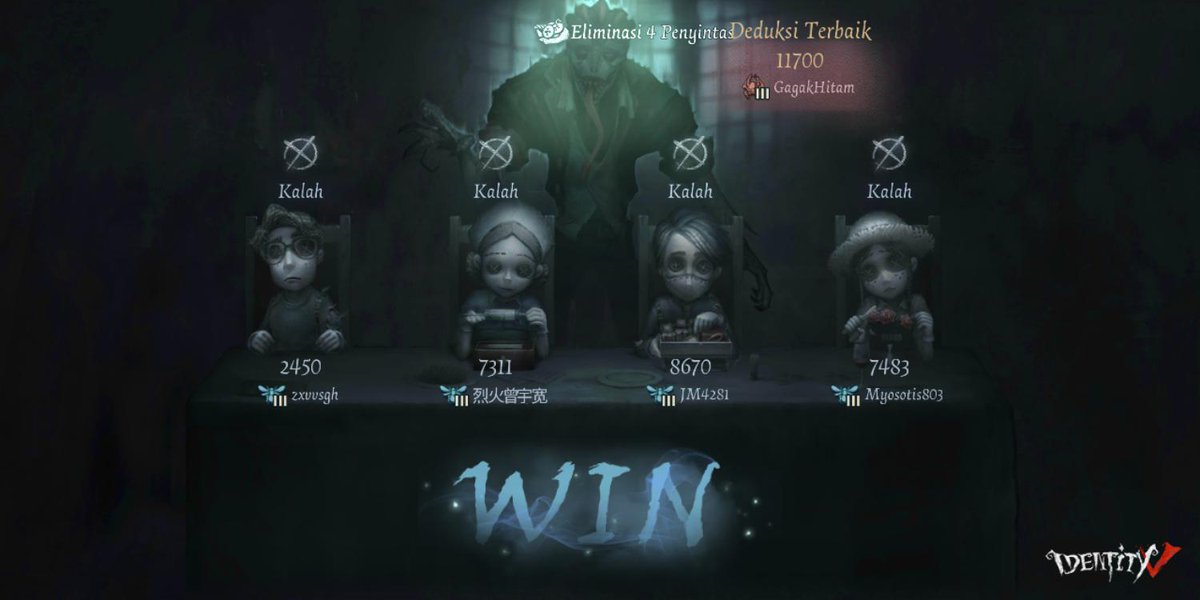 Tama199609's tweet photo. Saya sedang bermain Identity V. Mau main game? https://t.co/ot4evPMuWZ