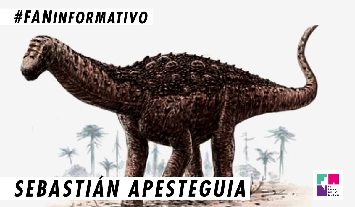 FANelprograma's tweet photo. #FANInformativo ℹ️ Un argentino descubrió el primer dinosaurio de Ecuador 🦕
"Hace años que vengo buscando dinosaurios en distintas partes del continente", cuenta Sebastián Apesteguia https://t.co/q8BPnJV55M