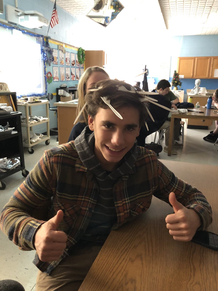 LiDebona's tweet photo. There’s always that one class that keeps you laughing - glad Block 2 A  can cook!  #MTPSpride @MHSSPrincipal https://t.co/AX01dwv5xK