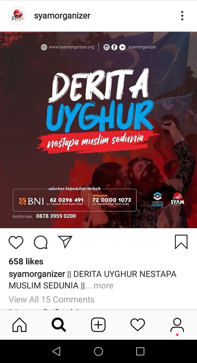 Setiap ada peristiwa terkait muslim trus ada penggalangan dana untuk korban. Tapi apa benar dana akan dikasih korban, gmn caranya, partner di sana siapa dst tak cukup jelas. Apalagi Xinjiang, yg di bawah kontrol ketat Cina.