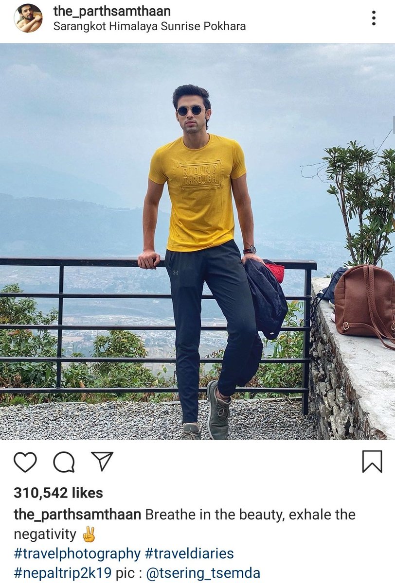sanzy2liz's tweet photo. I was not the only one saying this lol just discovered this comment @ ariah same sis
#whosthetallestguy #ParthSamthaan
#ParthInNepal https://t.co/283QSSXzV1