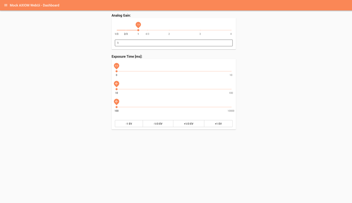 There's now an online demo of AXIOM nctrl webui.

Demo: apertus-open-source-cinema.github.io/webui/#/dashbo…

Full post and repos: mastodon.social/@apertus/10334…

Telegram group: t.me/apertus

#openhardware #programming #gsoc #opensource #foss #filmmaking #Linux #code #electronics