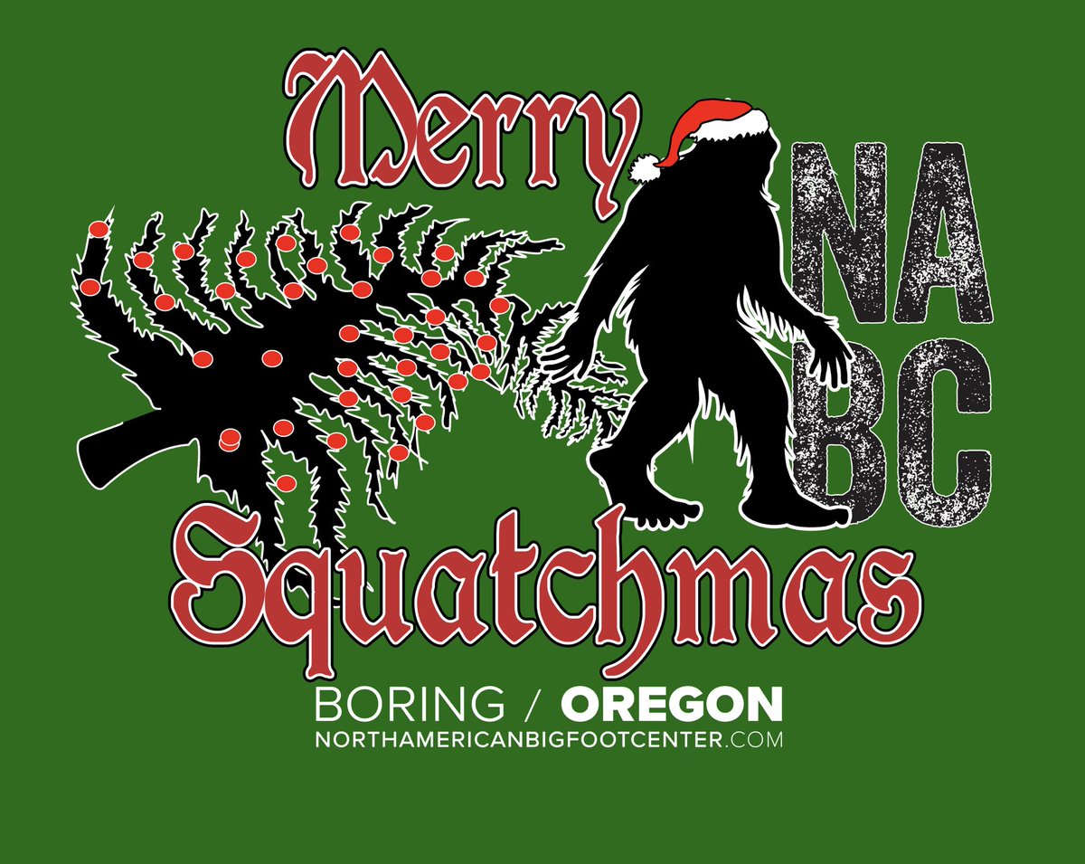 NABigfootCenter's tweet photo. Help spread the word with a RT! This weekend, Dec 21-22: we are offering $5 admission to the @NABigfootCenter for everyone in celebration of #Squatchmas! (Regular price is $8.) https://t.co/qeb3jMb6Sb