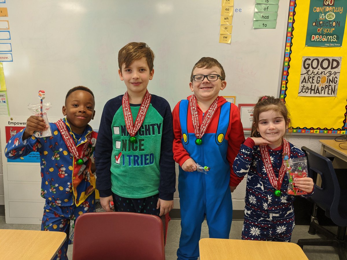 MrsHacheSTC's tweet photo. A great finish to our week with PJ day! Hope everyone has a wonderful Christmas with family and friends. https://t.co/Uuz1IPib9d