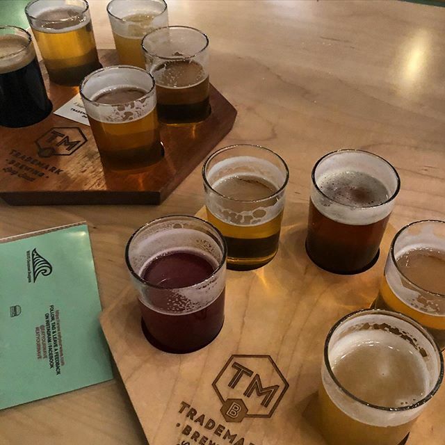 BeerocratsTV's tweet photo. Taking a #Beermas break to check out a new-to-us local brewery. Good beer at @trademarkbrewing! https://t.co/z729GaTMo6 https://t.co/rxcdX3fyR7