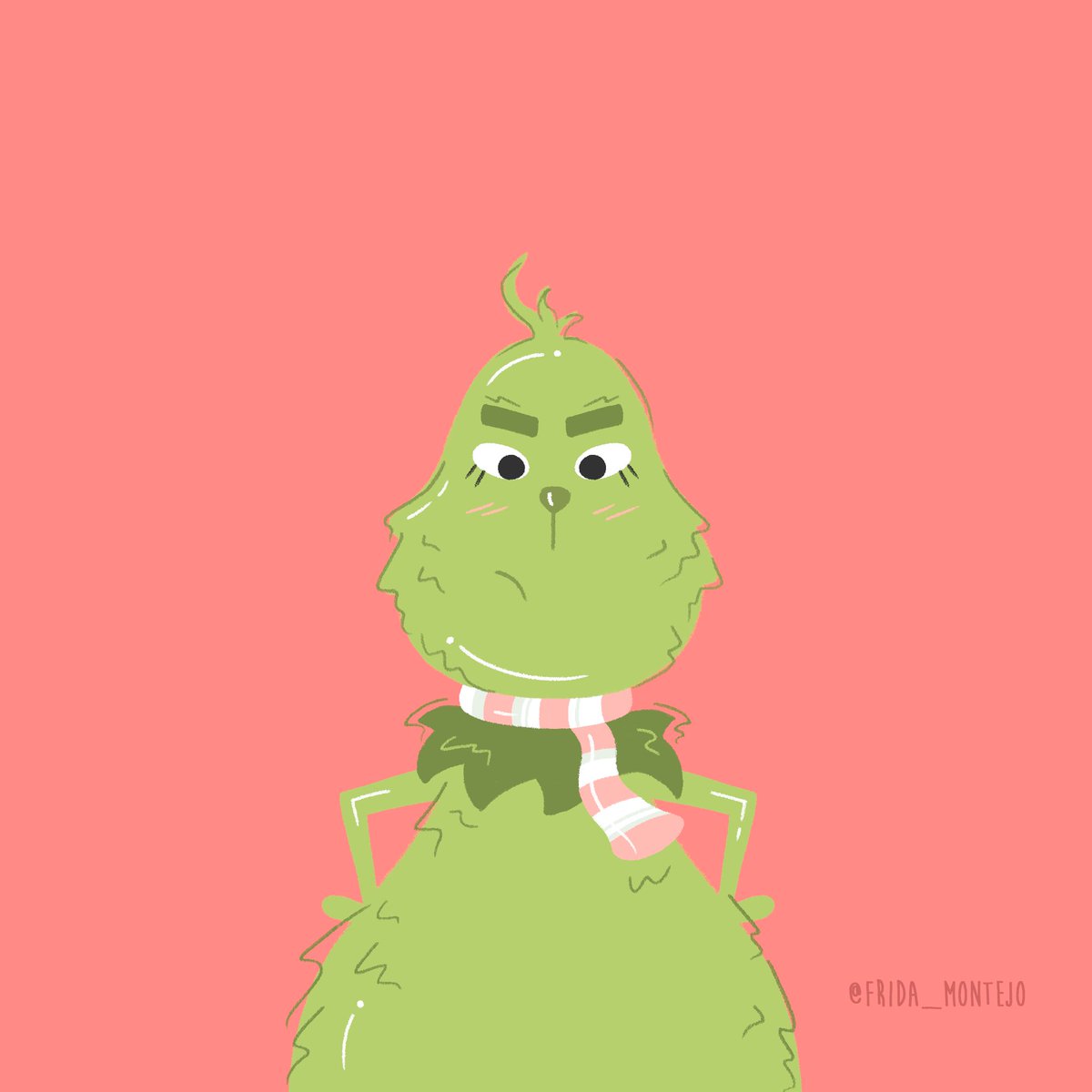 Hoy es #viernesdeilustracion y es momento de sacar al Grinch que todos llevamos dentro✨