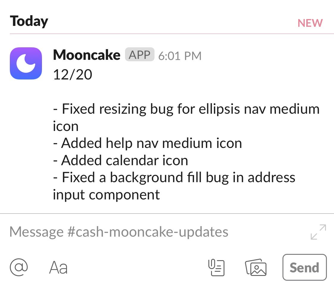 jsngr's tweet photo. We made a Slack bot @CashApp to automatically post daily summaries of published changes to our Figma design system library https://t.co/9b66V3I0sF