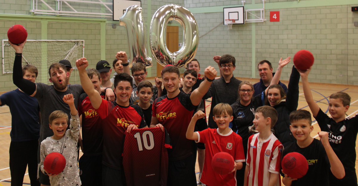 MeteorsDodge's tweet photo. We celebrate 10 years of dodgeball in Lutterworth today! #dodgeball #dodgeballfamily #lutterworth #lovelutterworth https://t.co/NvE7v1iwqL