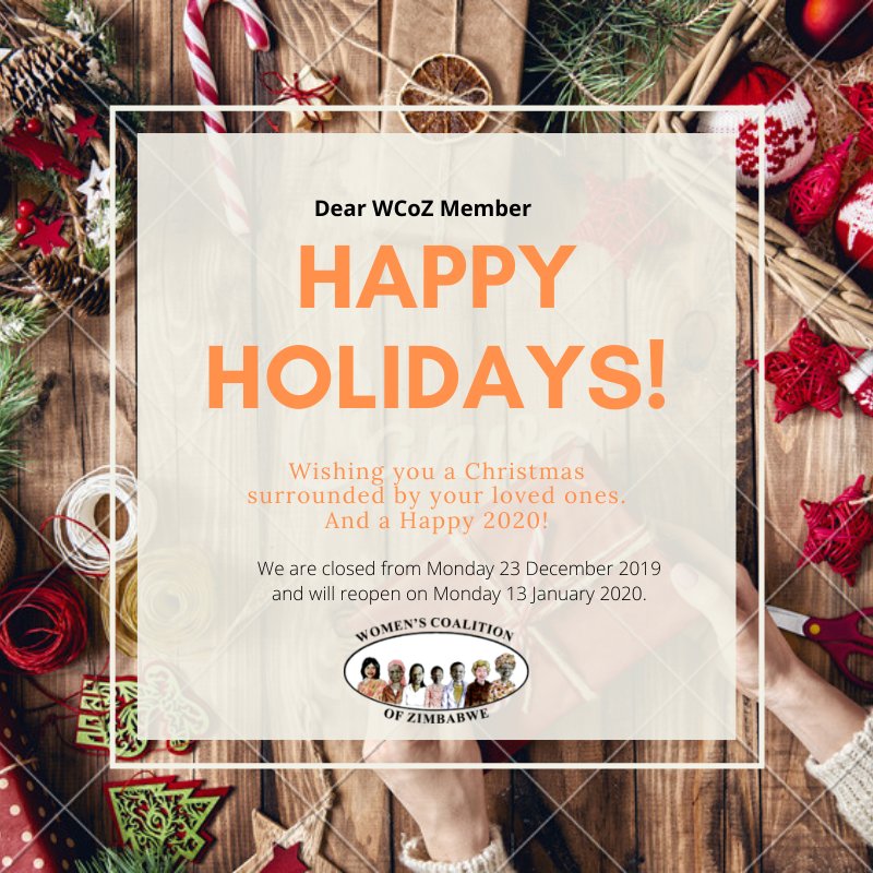 WCOZIMBABWE's tweet image. Thank you for making #TheYear2019 a success. We appreciate you in a special way.
As we shut down 2019 may we all cross over to 2020 were more success awaits us! Happy holidays!