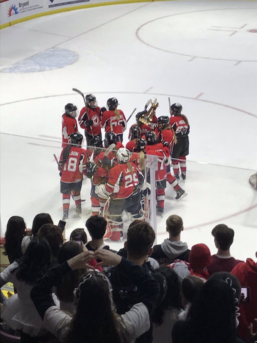 Congrats to our girls hockey team on their victory over St Joe’s today! Great job setting the “winning tone” for the day!
