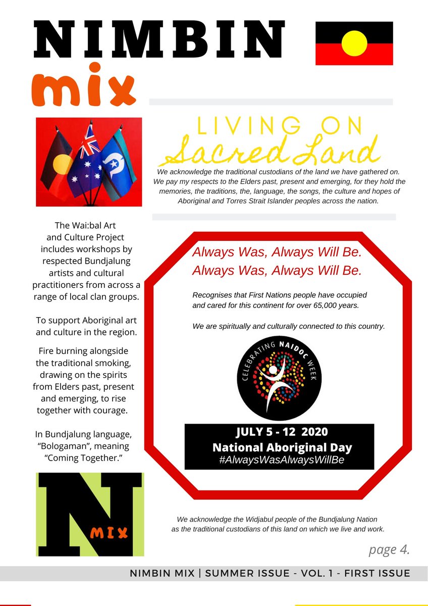 AAAEventMedia's tweet image. #Nimbin #NimbinMix #monthly 
NEXT ISSUE JAN 15th, 2020. 
#Submissions Welcomed...
#AlwaysWasAlwaysWillBe