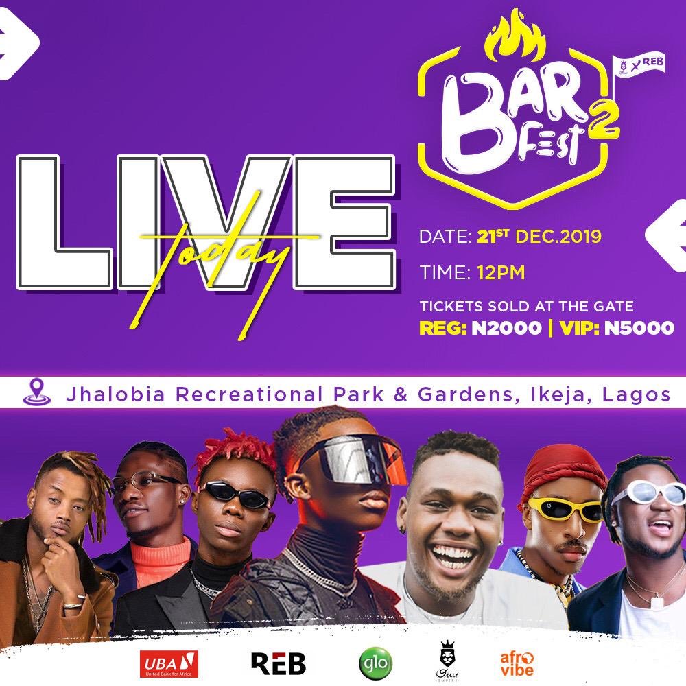 robinson_ebunu's tweet photo. #barfest2 live today https://t.co/MhjJ4mEL6O