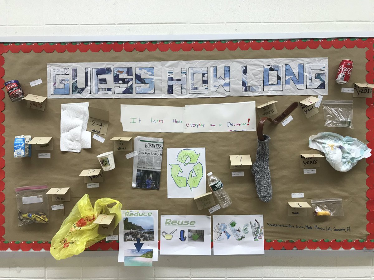 Mary Lucille Ragoza (@lucyragoza) on Twitter photo GUESS HOW LONG it takes for a plastic water bottle to decompose? Visit interactive bulletin board created by Environmental Club to find out! We’re getting ready for new sustainability initiatives at BTS in 2020! <a href="/CorbySwan/">Corby Swan</a> <a href="/BedminsterPTO/">BedminsterPTO</a> @jgiordanobts <a href="/SustainableNJ/">SustainableNJ</a> GUESS HOW LONG it takes for a plastic water bottle to decompose? Visit interactive bulletin board created by Environmental Club to find out! We’re getting ready for new sustainability initiatives at BTS in 2020! <a href="/CorbySwan/">Corby Swan</a> <a href="/BedminsterPTO/">BedminsterPTO</a> @jgiordanobts <a href="/SustainableNJ/">SustainableNJ</a>
