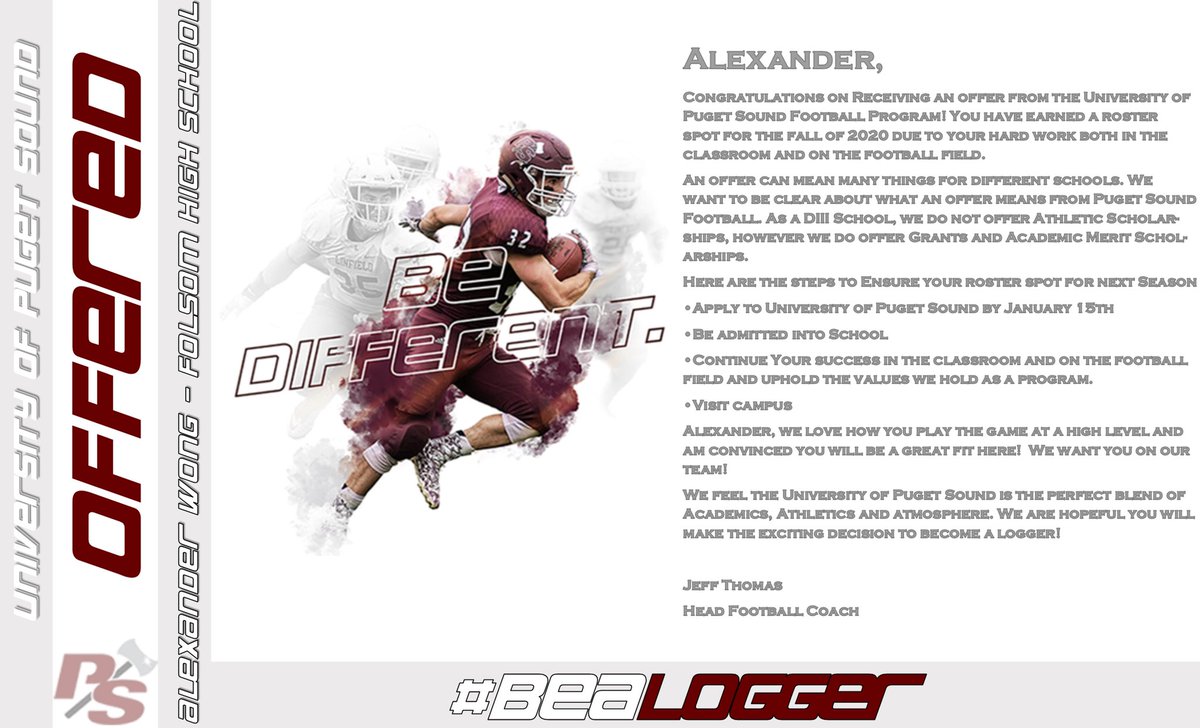 GrammaBaby_'s tweet photo. I’m very thankful to say I received an offer from University of Puget Sound #Bealoggera @jeffthomas4 https://t.co/hVNtRLg3Vg