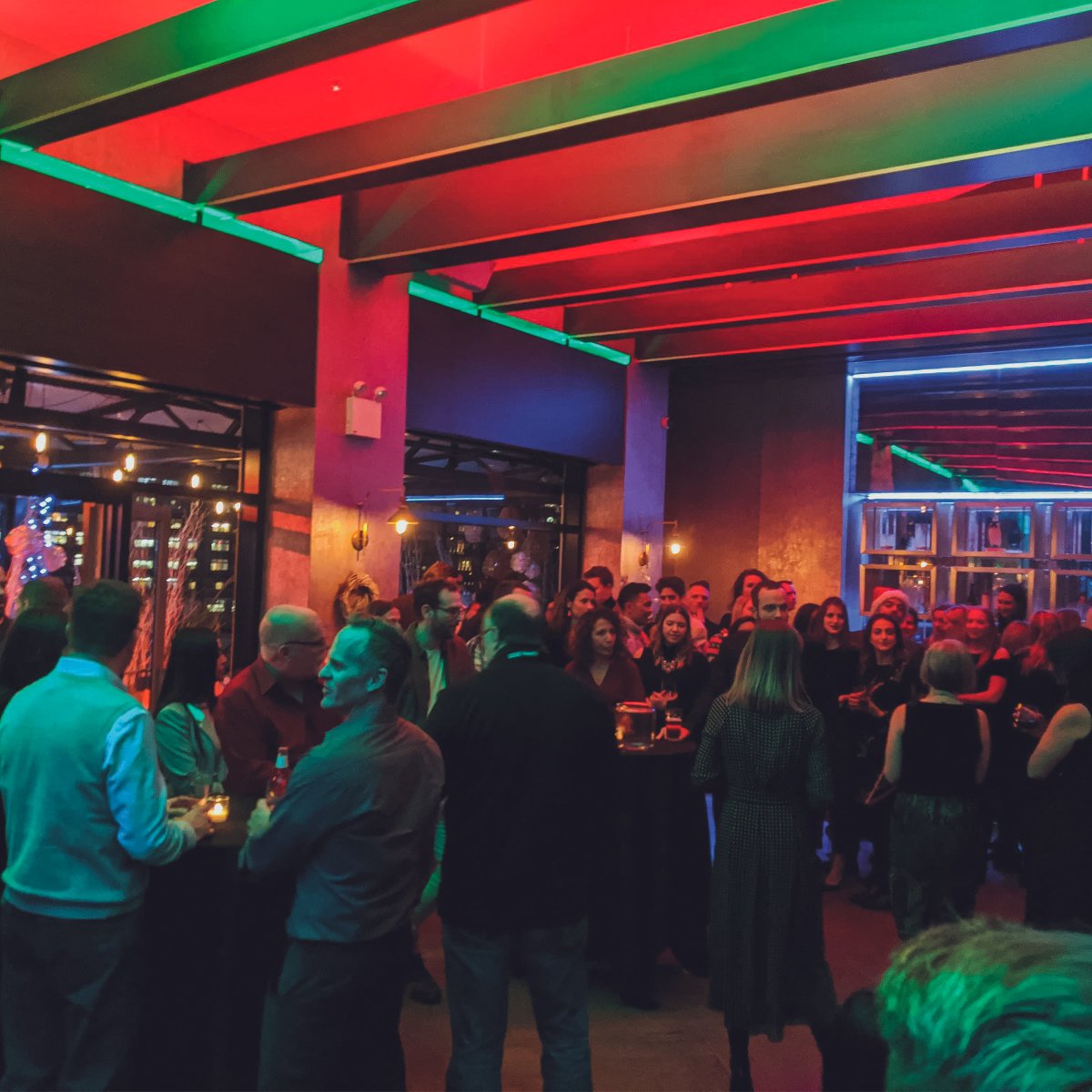 DDB_Health's tweet photo. Some of our favorite moments from last night's annual holiday party, which was full of festive drinks, dancing, and merry friends! Wishing everyone a happy and safe holiday season!🎄#DDBH #holidayparty #happyholidays #tistheseason #merrymerry @GansevoortMPD https://t.co/pJdqclYJMo