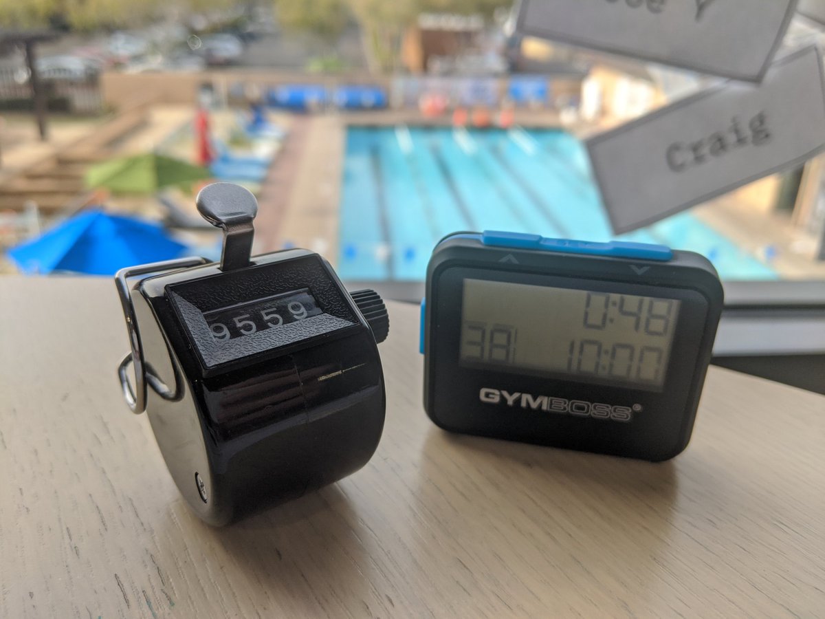 GSwimRecord's tweet photo. We are auctioning the clicker and alarm clock that the witnesses have grown to love!

It has clicked every of the 19559 laps of the record so far!

Spread the word so we can raise more for @MastersSwimming and @CAFoundation !

Come on @TheEllenShow you know you want it. https://t.co/LGBfYeJY1b