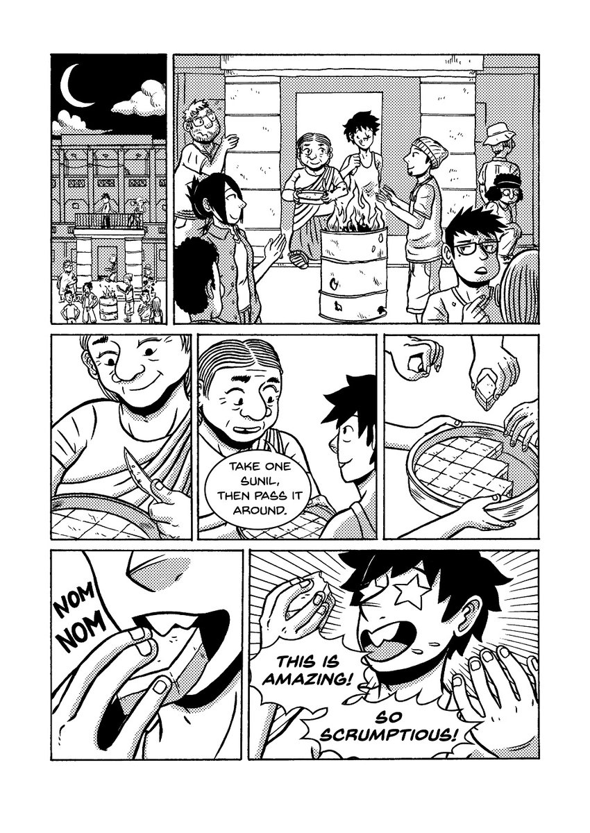 Maxsterism's tweet photo. What would you do in a zombie post-apocalypse? Make chicken rice of course! A team effort with story by @davechua and art by me! We'll Eat When We're Done, going at RM35 each!
#ComicFiesta2019 #CF2019 https://t.co/iIrrag9XCT
