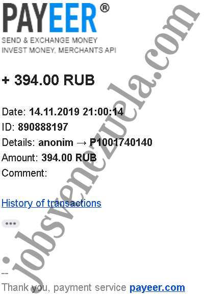 Jobs_Venezuela's tweet photo. 💸🇻🇪 Gana dinero para【Payeer】con la mejor PTC de Rusia ✔ fácil de llegar al mínimo de cobro... Segura y con mucho tiempo ¡PAGANDO! mira abajo "el tutorial" de este negocio 😎

Info ⬇️
🔥 https://t.co/FqAUtnku3R 🔥

#VISITBOX #PTC #RUBLOS #GRATIS #PRUEBA #PAGO DICIEMBRE 2019 https://t.co/165q1gRWrb