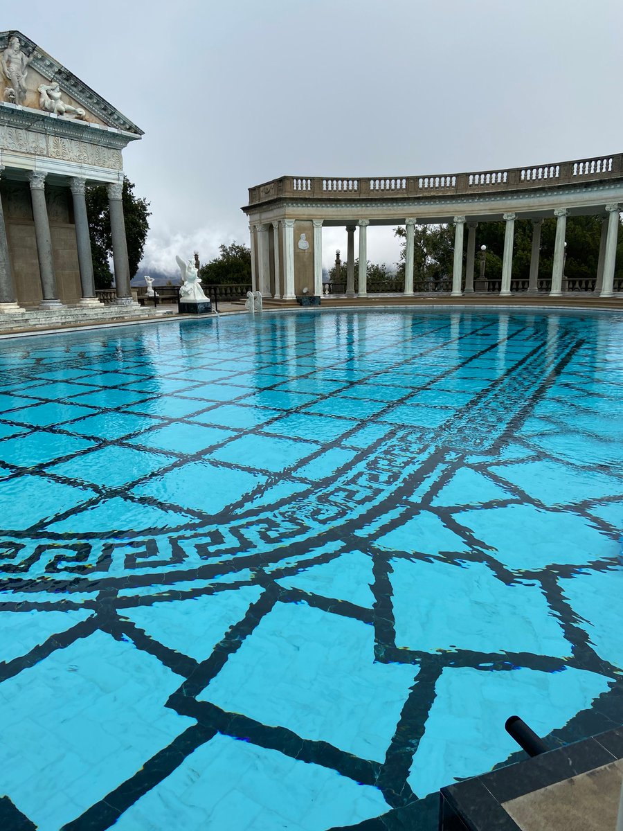 AMFMediaGroup's tweet photo. The #SLO office got a break from their desks and spent the day reveling in the beauty of the #HearstCastle and it’s recently finished Neptune Pool, then capped off their day with happy hour at Broad Street Public
House. #AMFMediaGroup https://t.co/DF4eLcRx1S