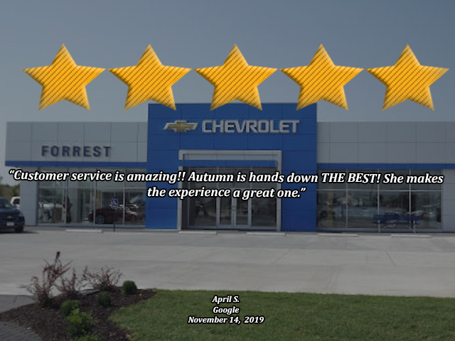ForrestChevMo's tweet image. Our wonderful team here at Forrest Chevrolet makes each car buying experience a memorable one. #FanFriday