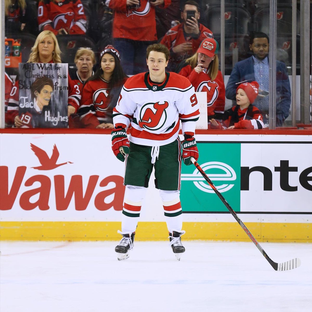 nj devils red and green jersey