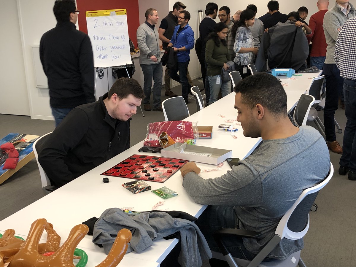 IAA_Auctions's tweet photo. We wrapped up Holiday Spirit Week with #TeamIAA today. What a blast! From gift exchanges and charity drives to holiday sweaters and game days - it’s been fun celebrating together across all our locations as a company. Happy Holidays from IAA! https://t.co/YBJTLb2Djx