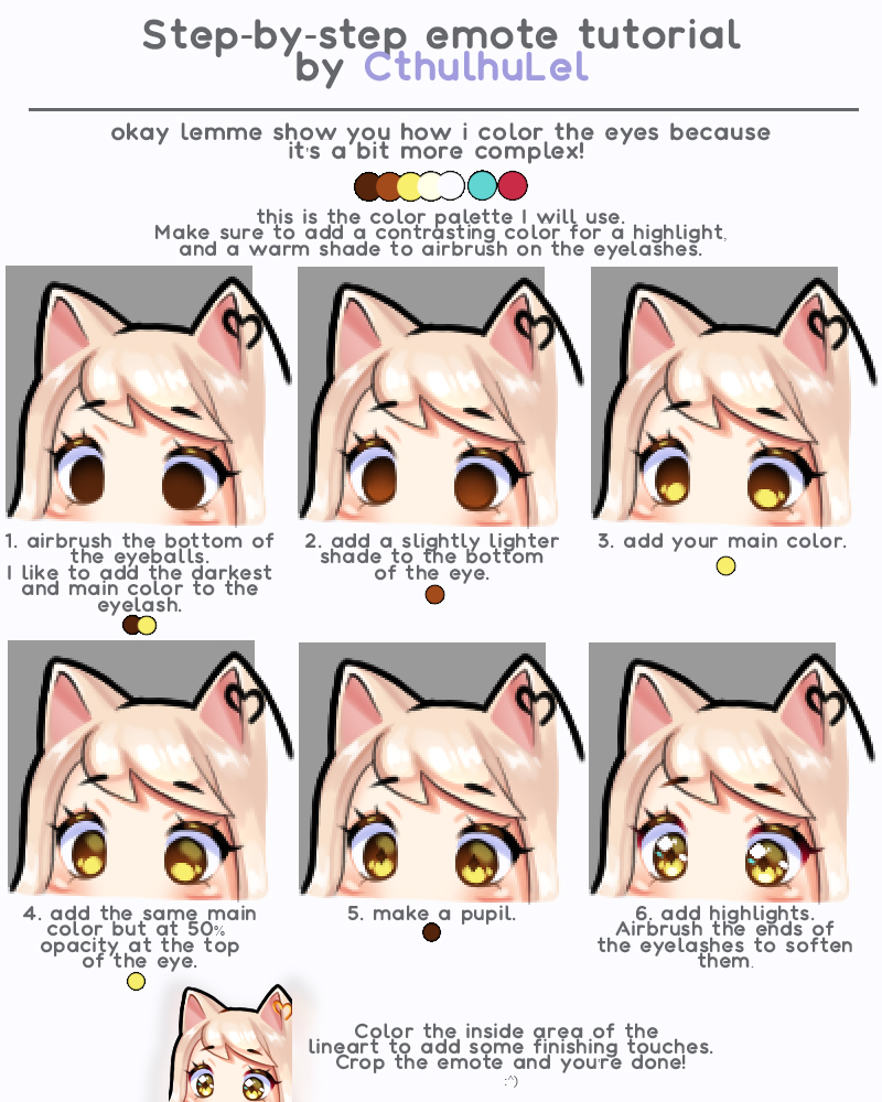 Twitch Emotes Twitch Eye Emotes Eyeball Emotes Colored 