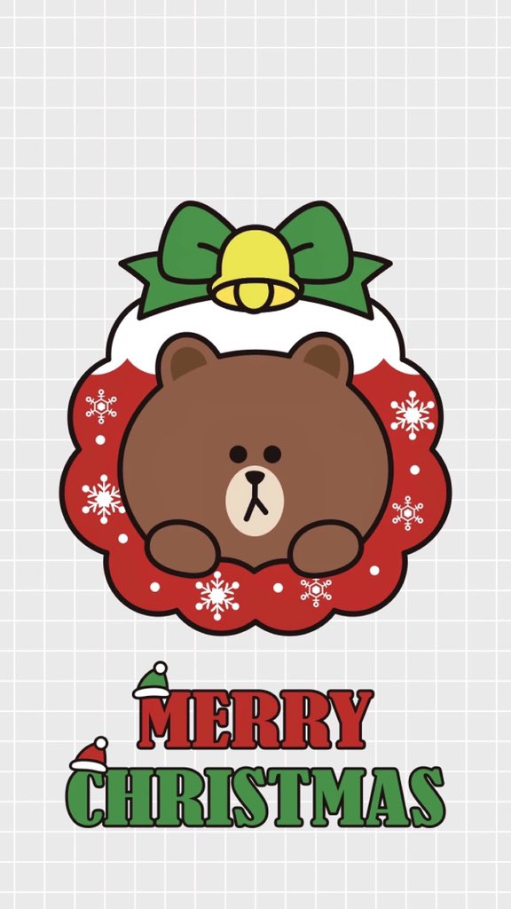 ibalalalalala's tweet photo. #Merrychrismas2019 #LINEFRIENDS #Wallpaper #brown #linebrown #熊大 #可妮兔 #布朗熊和可妮兔 https://t.co/Tn0AHrzSjB