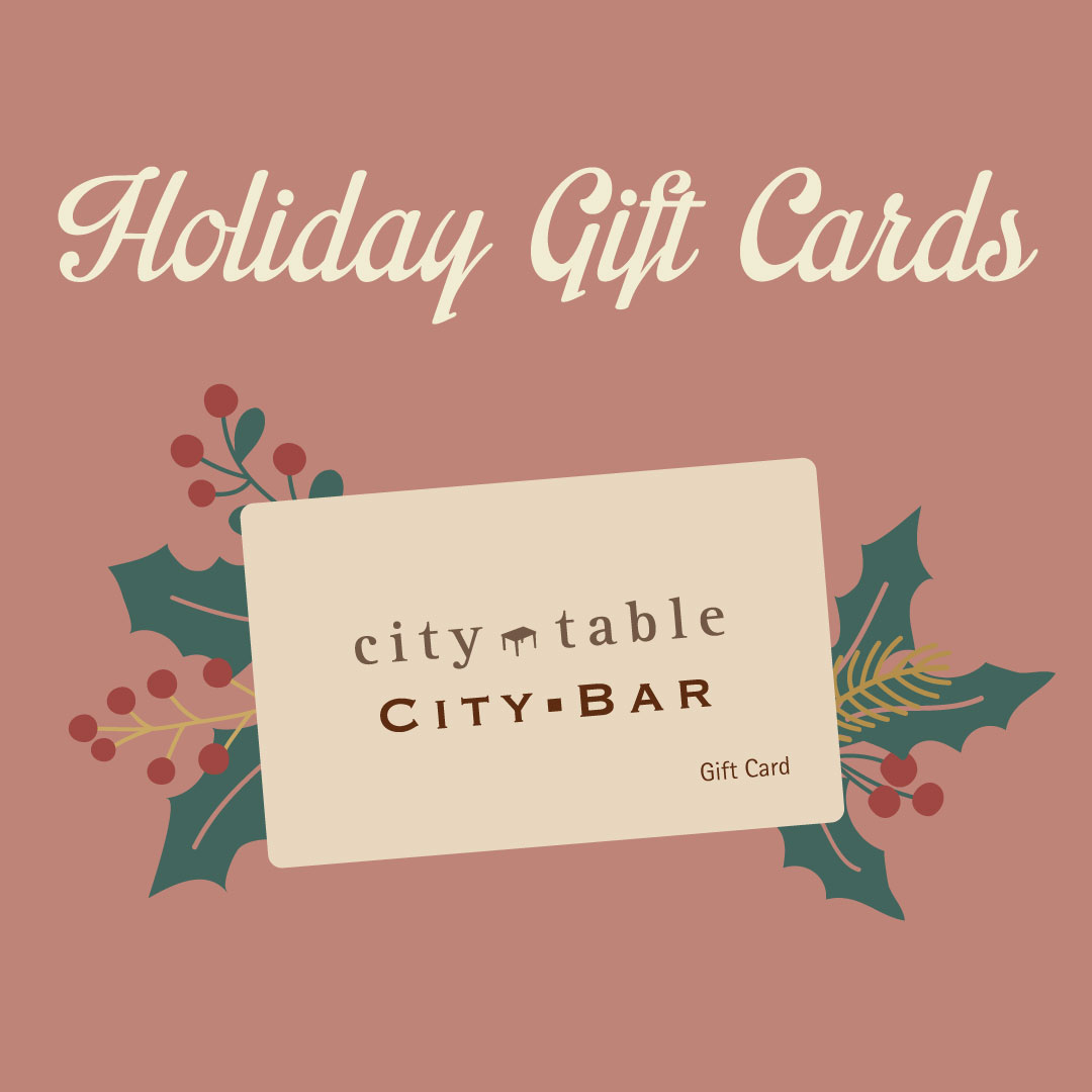 CityTable's tweet image. Last-minute gifts are easy for the foodie in your life! Gift $100 and get a $20 bonus card for yourself, now through the 31st.
Shop now: citytableboston.com/gift-cards