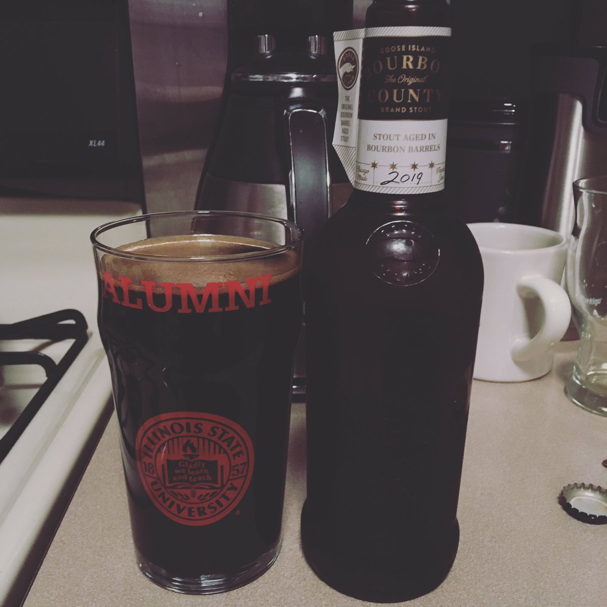 Time for some #bourboncountybrandstout @GooseIsland