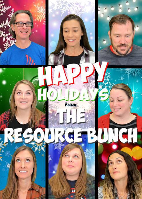 SarahLeclercq01's tweet photo. Happy Holidays from my favorite “Bunch” #ReSOARce #AshlandSOAR #ResourceTeam https://t.co/CjFSTrYX2T