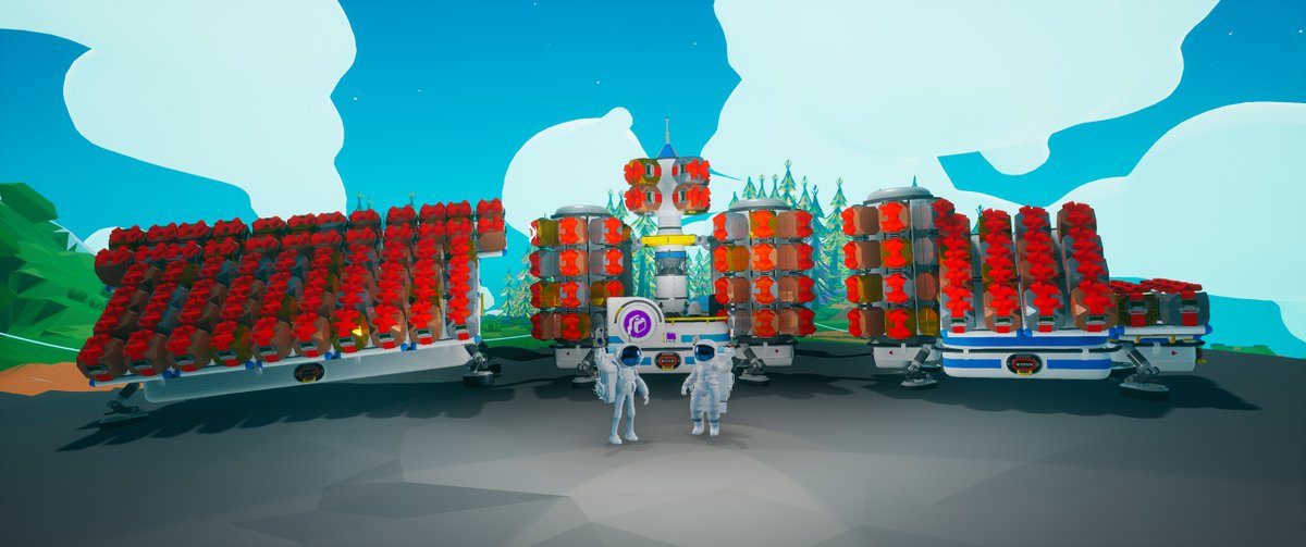 AL7AIR's tweet photo. I'd say our first run for the EXO Community Recovery Mission was very successful. #Astroneer #HolidayUpdate #CommunityMission #SteamAwards2019 @astroneergame https://t.co/mNrpfFyqA3