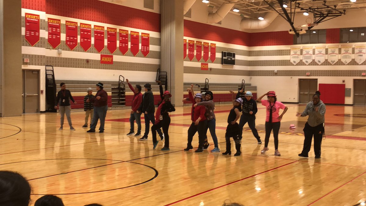 Adapted dance performance. Great job, Mrs. Nakato!
#WheatonKnights