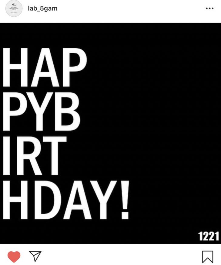 2018:
"ㅅㅐㅇㅇㅣㄹㅊㅜㄱㅎㅏㅎㅐㅂㅏㅂㅣ ❤️"
which means happy birthday bobby❤️ if combined. 

2019: 
"hap, pyb, irt, hday!"
which is happy birthday if combined. 

is this a way for him to let us know that it is him? #BeautifulBOBBYDay