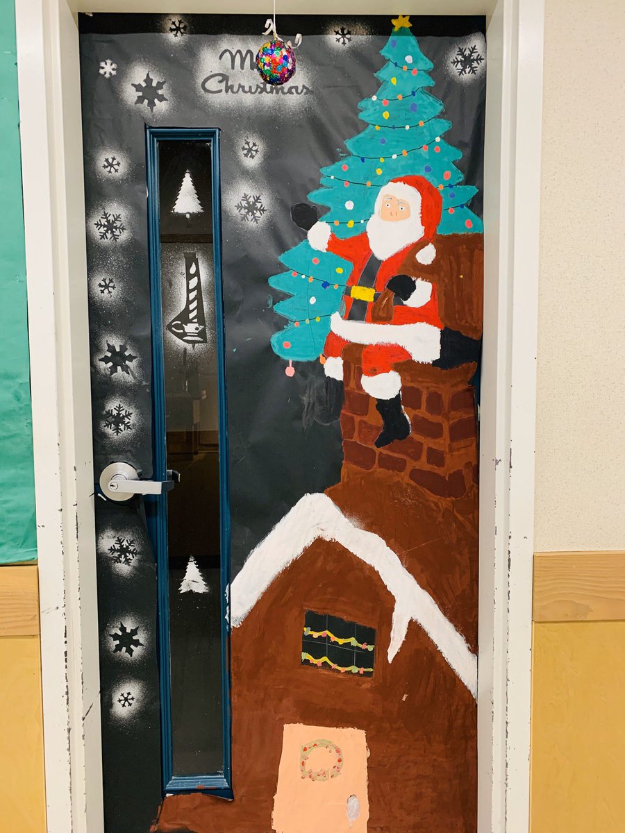 WestermanLearns's tweet photo. Our students were busy spreading holiday cheer all week! Check out these amazing door designs! 

#sd36learn https://t.co/JYHarHobYX