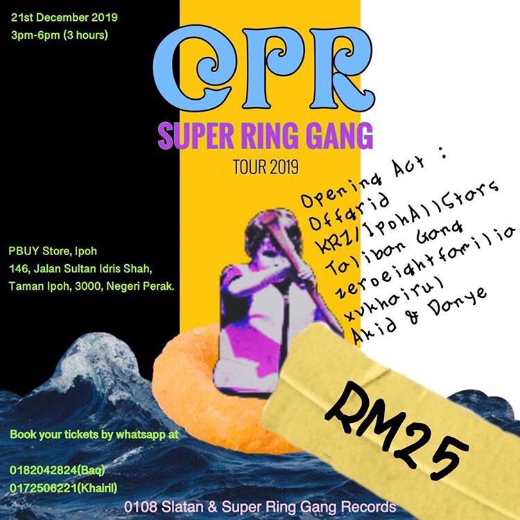 Jenn_Thompson's tweet photo. #PERAK TODAY December21 CPR X #SuperRIngGang TOUR 3pm @PBUY Store (146, Jalan Sultan Idris Shah) #Ipoh with opening acts #Offgrid @RVNKRZ / IpohAllStars, #TalibanGang #ZeroEightFamilia #xvkhairul #Akid/#Danye https://t.co/UnuOhNV6MU