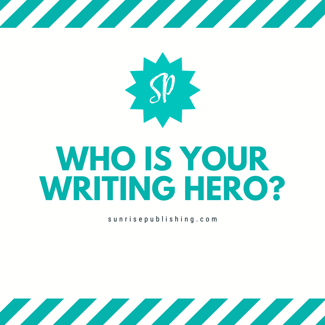 SunrisePublish's tweet photo. We all have authors we admire, because of their work, their conduct, and/or their achievements. They may be a household name, or they may be your unpublished critique partner!
Who is your writing hero/heroine?
#amwriting #writinghero #writingheroine https://t.co/VK5itsHfof