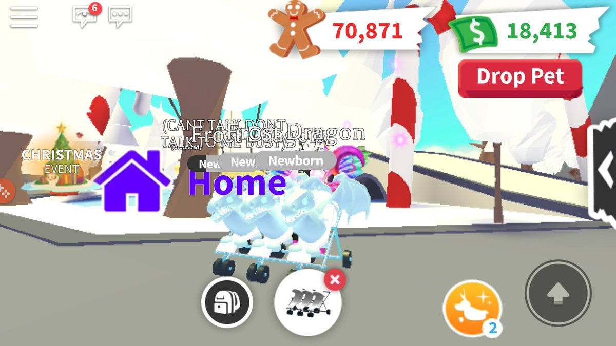 Adopt Me On Twitter The Frost Dragon Is A Limited Pet But We - roblox adopt me frost dragon image